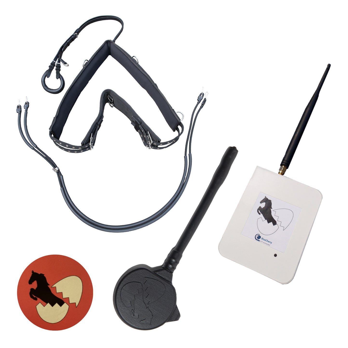 Birth alarm for horses and ponies - complete set