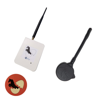 Récepteur et émetteur pour chevaux et poneys